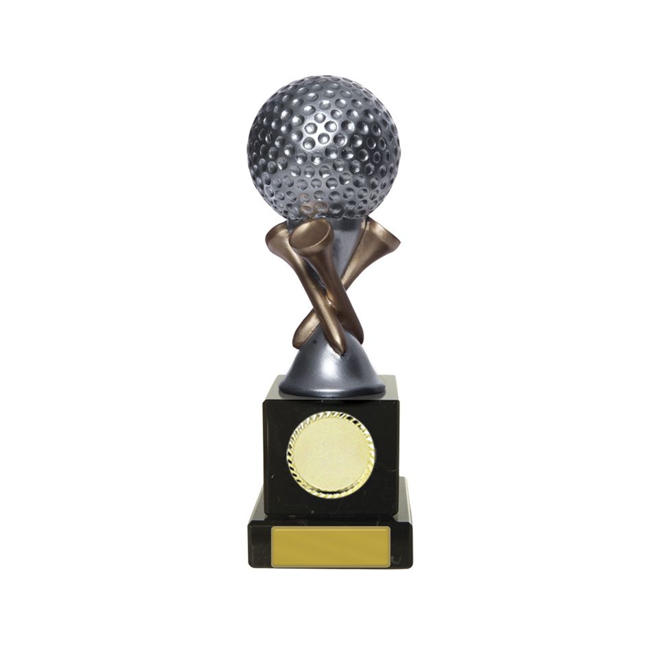 Golf Figure on Column