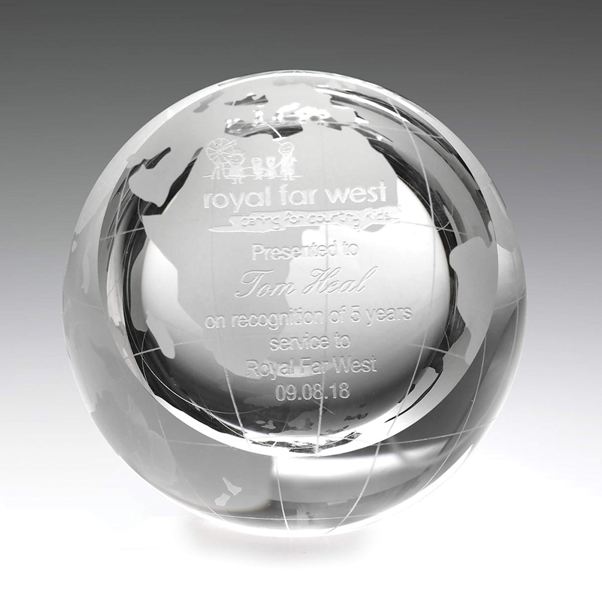 CP99 Globe Paperweight