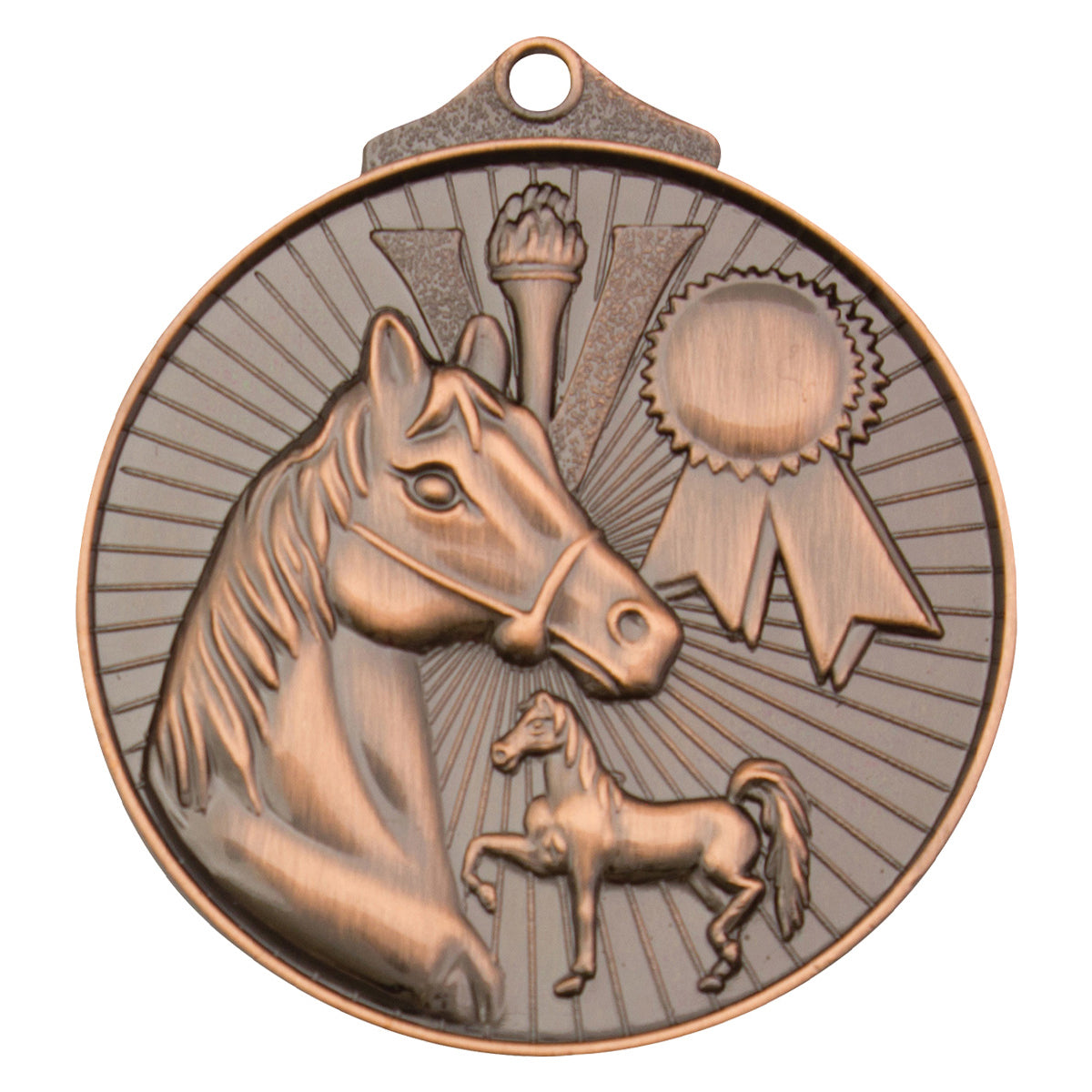 Horse Medal - Bronze