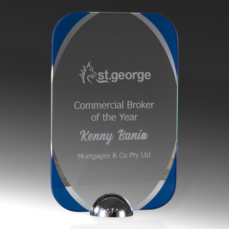 1292CBU Millenium Glass-Curved Rectangle