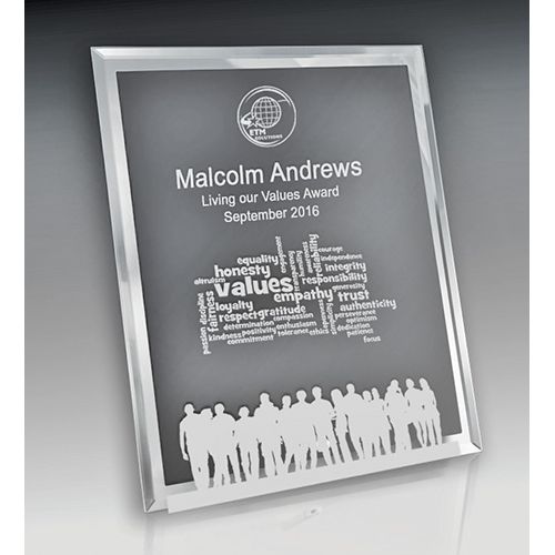 Mirror Glass - Clear Glass/Textured/Mirror Finish - Portrait