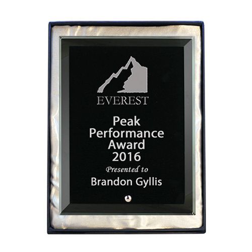 Colored Glass - Rectangle (Black)