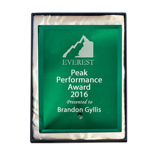 Colored Glass - Rectangle (Green)