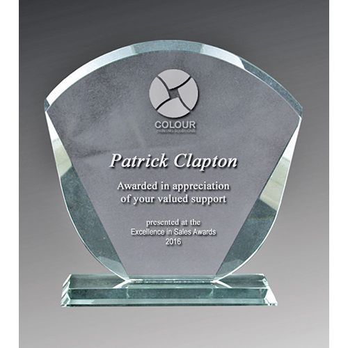 Clear Glass / Clear Glass Base - Clear Fan