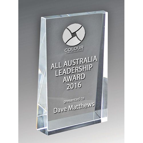 Optical Crystal - Clear Wedge