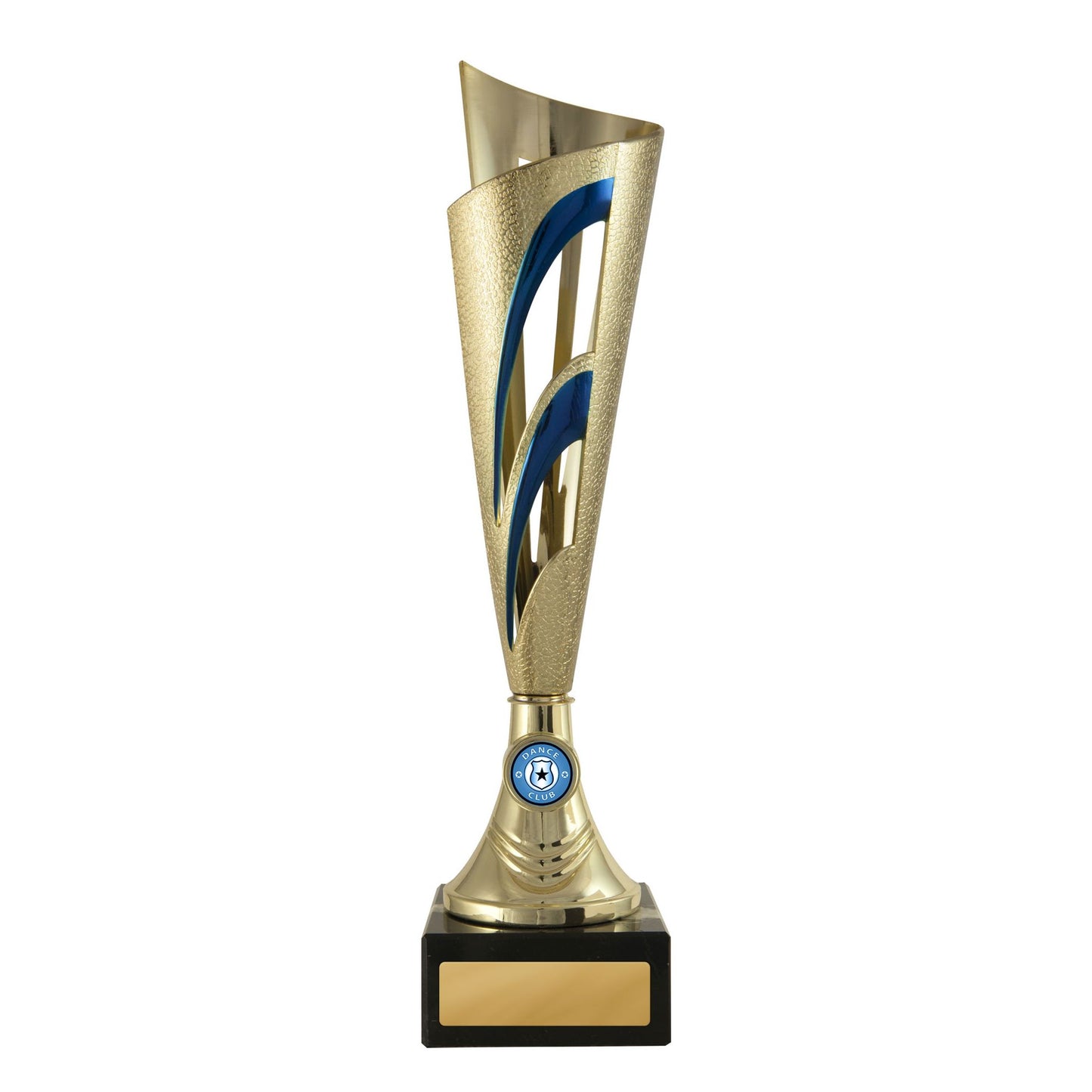 Lazer Cone Cups - Gold/Blue