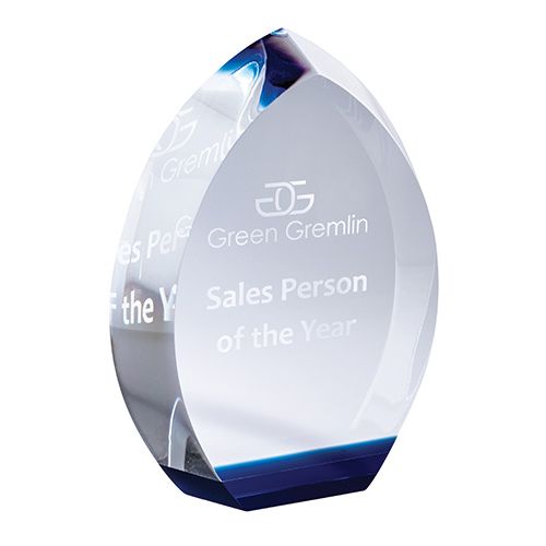 Flame - Power Blue Crystal - with Blue Base