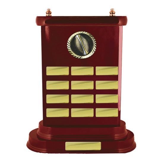 Rugby Perpetual Trophy - Woodgrain - R17-2905