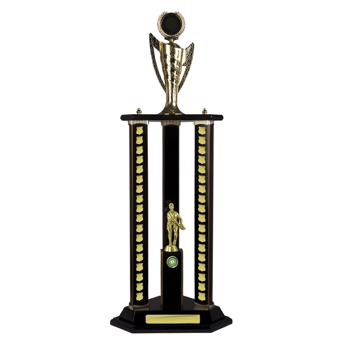 Rugby Perpetual Trophy - Dark Rosewood - R17-2913 (850mm)