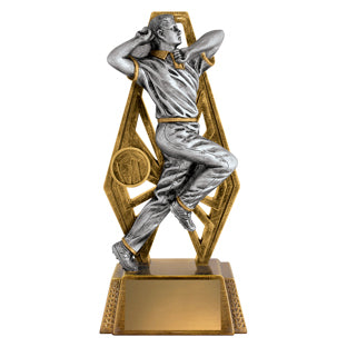 Cyber Bowling cricket trophy