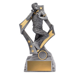 Flag Bowler cricket trophy