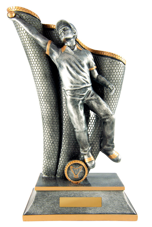 Wave Fielder Male cricket trophy