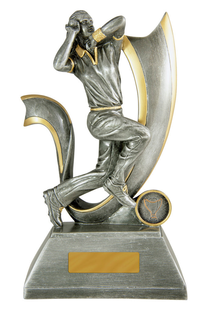 Velocity - Bowler Female cricket trophy