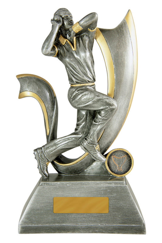 Velocity - Bowler Female cricket trophy
