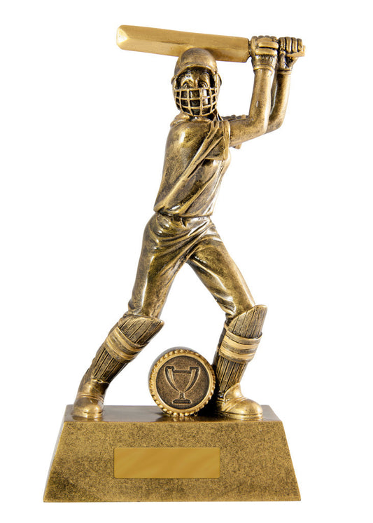 All Action Hero-Batsman Female cricket trophy