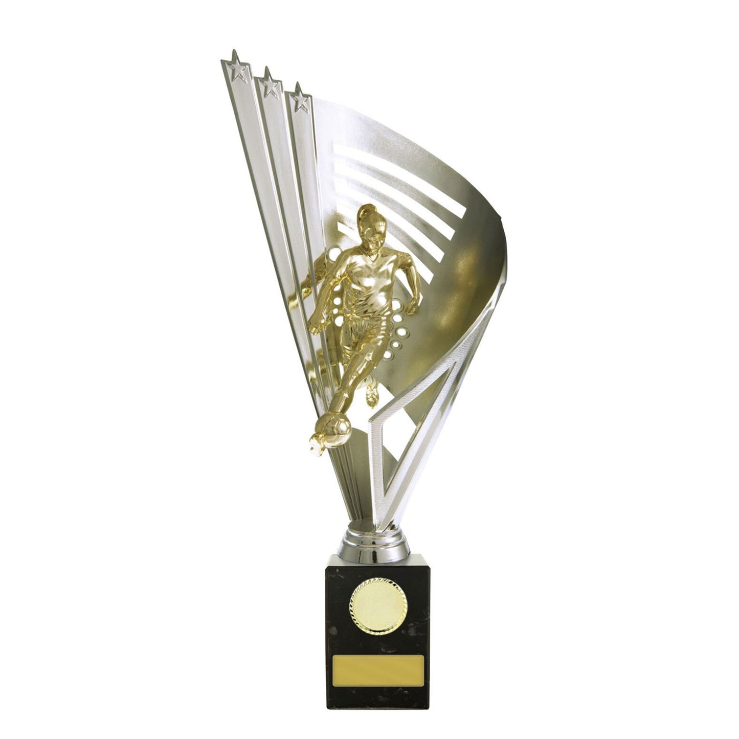 Figurines on Base - Female (Gold/Silver)