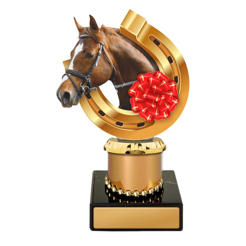 Acrylic Horse on Column