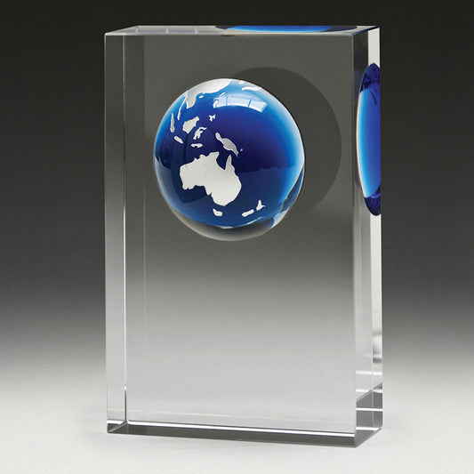 BG131M Plaque Blue Globe