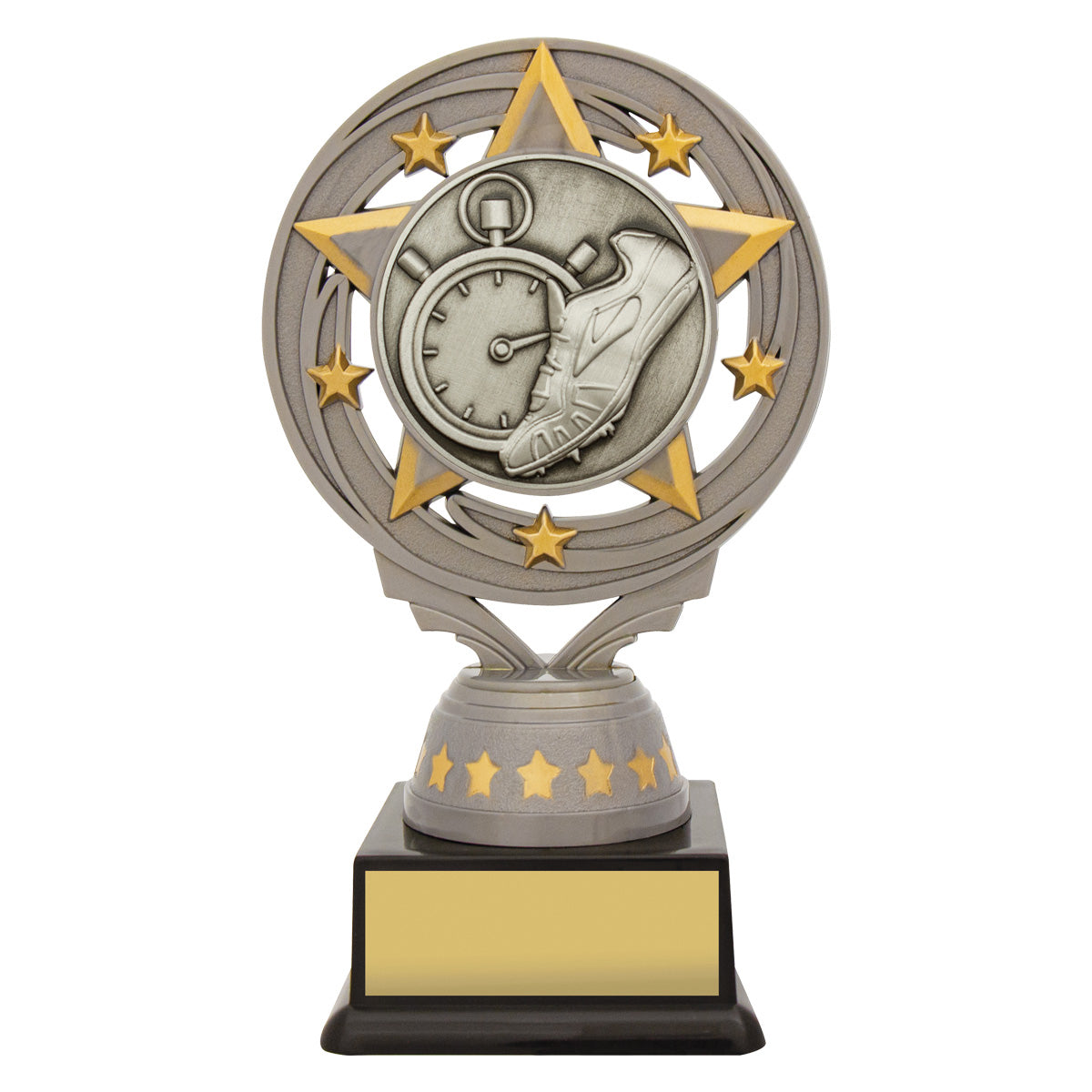 Silver Athletics Torch
