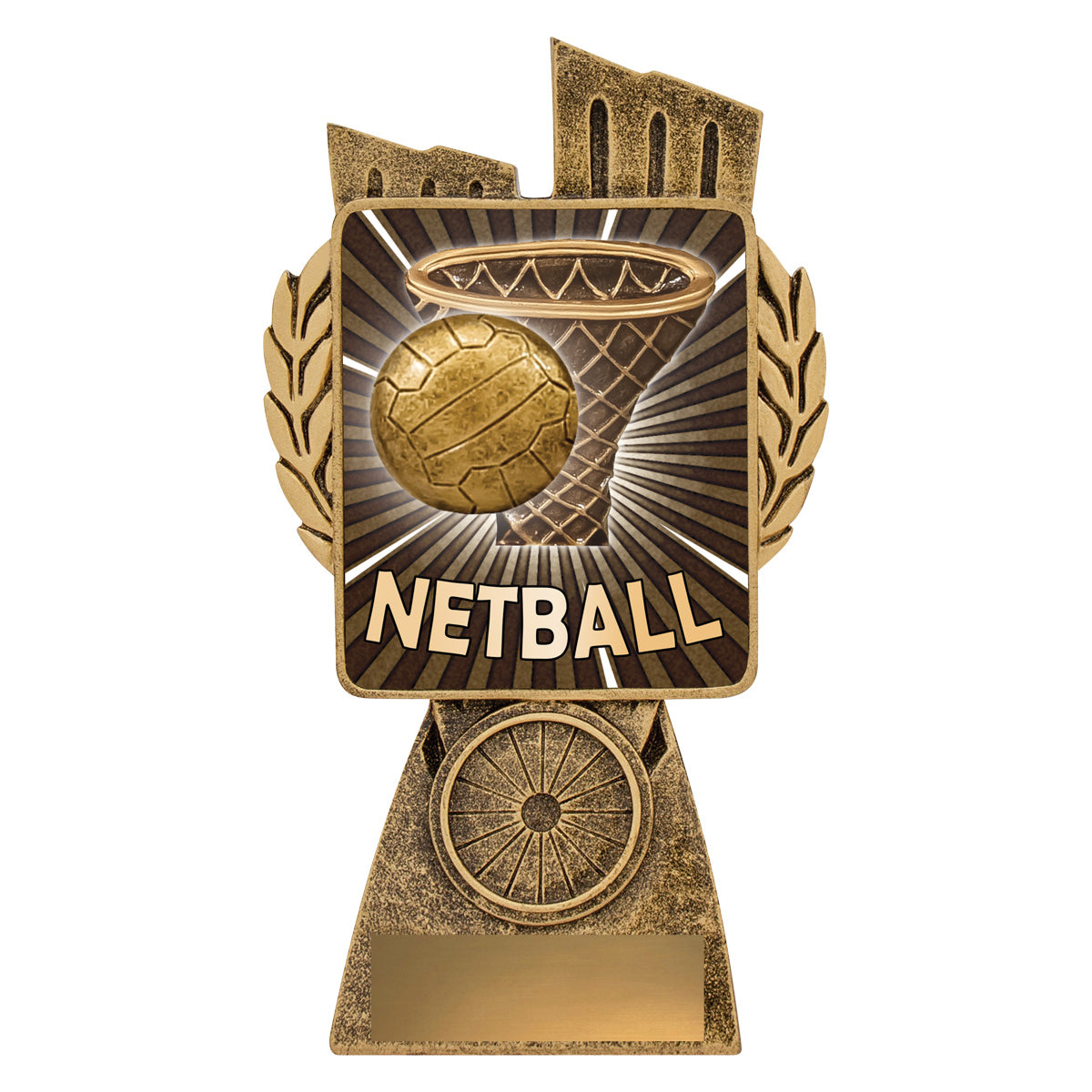 Antique Gold Lynx - Netball 