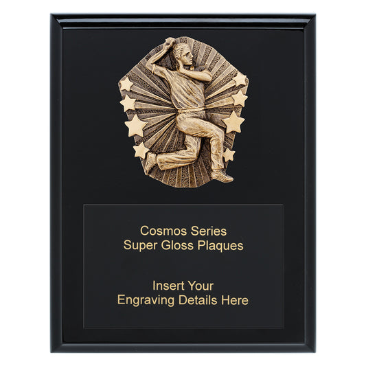 Cosmos Super Plaque - Male Bowler