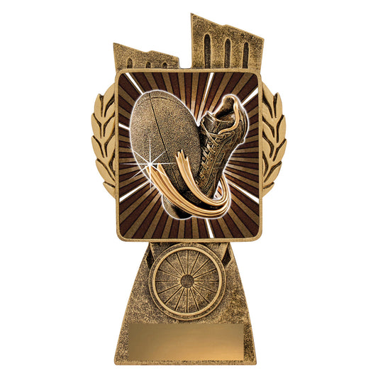 Antique Gold Lynx - Rugby Theme