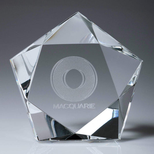 CC573L Crystal Star Paperweight