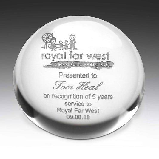 CP1 Forever Crystal Paperweight
