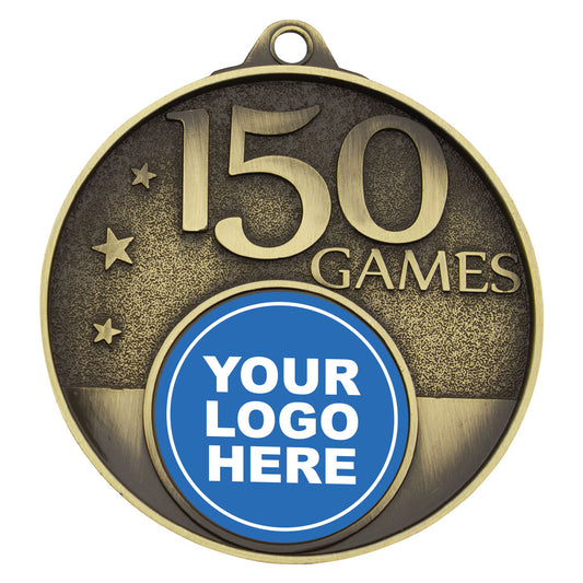 150 Games Milestone Medal - Gold