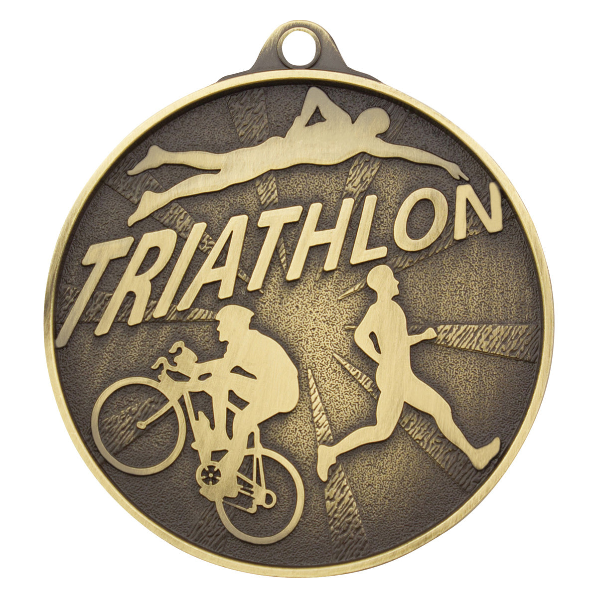 Triathlon Medal - Gold