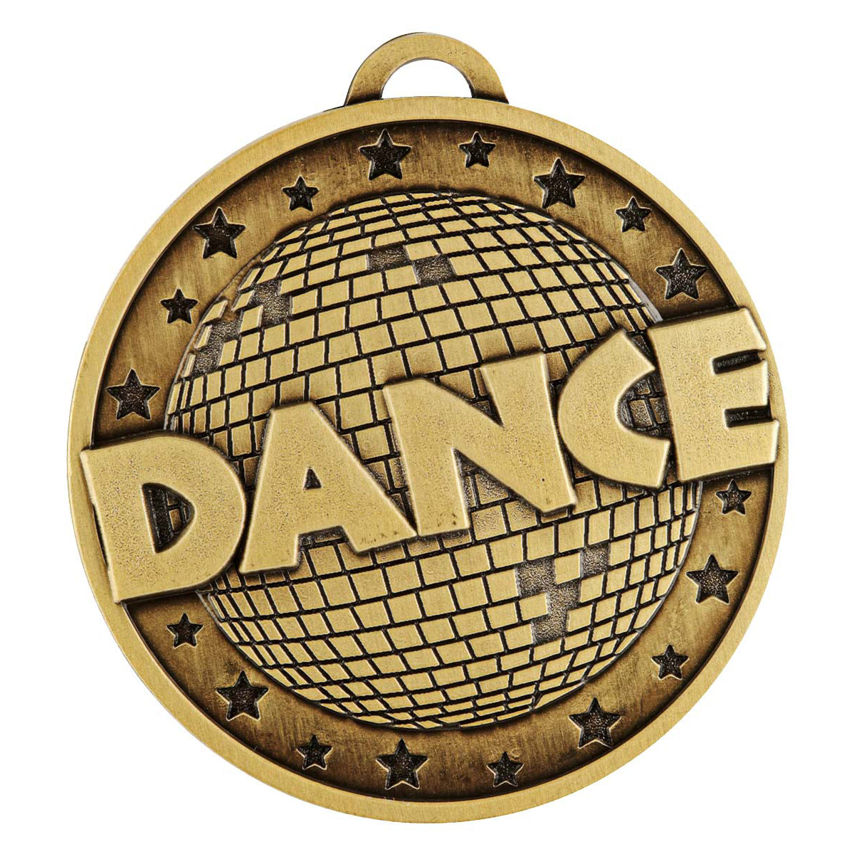 Dance Glitter Medal - Gold