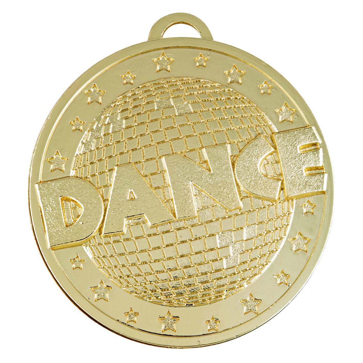 Dance Glitter Shiny Medal - Gold