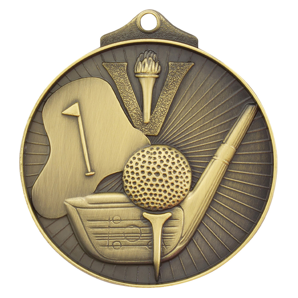 Golf Medal - Gold
