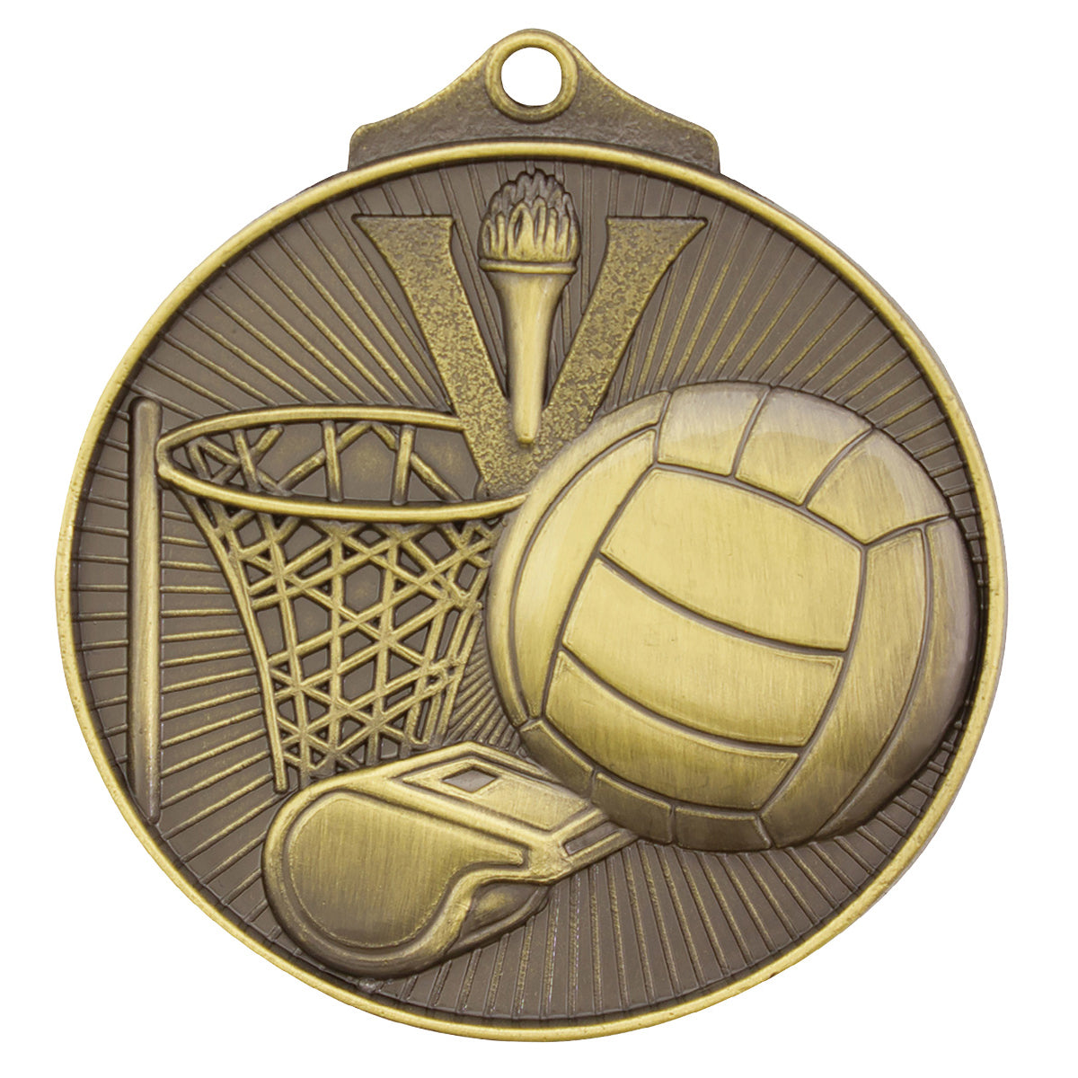 Netball Medal - Gold