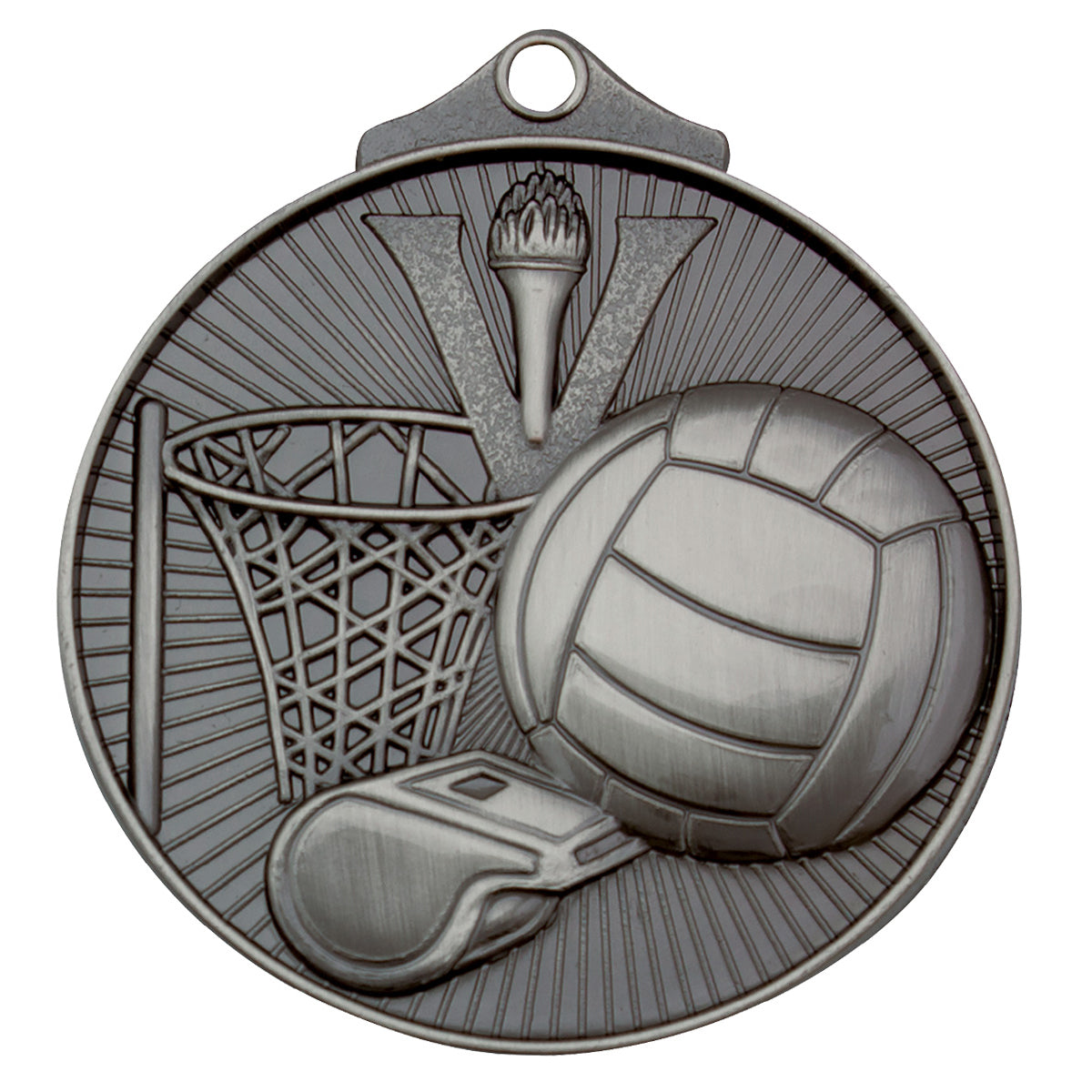 Netball Medal - Silver