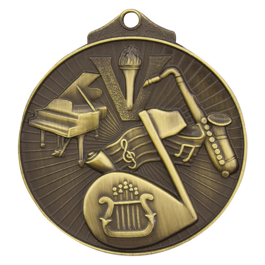 Music Medal - Gold