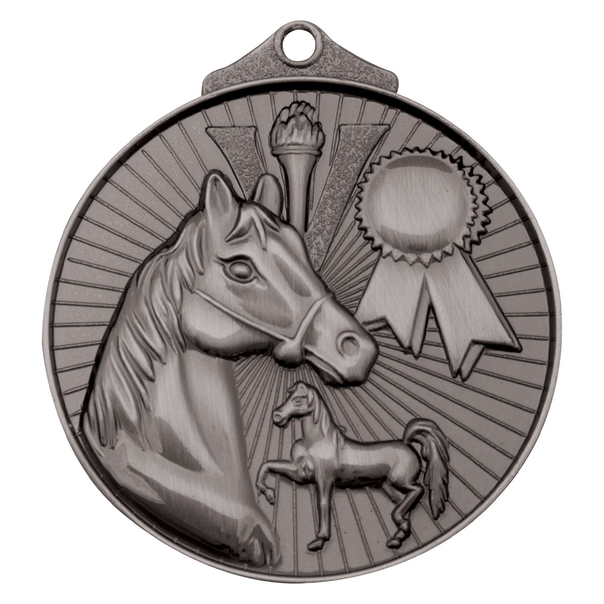 Horse Medal - Silver