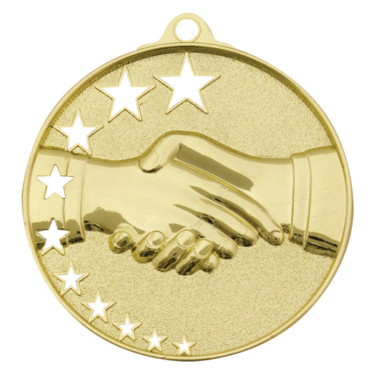 Handshake Stars - Gold