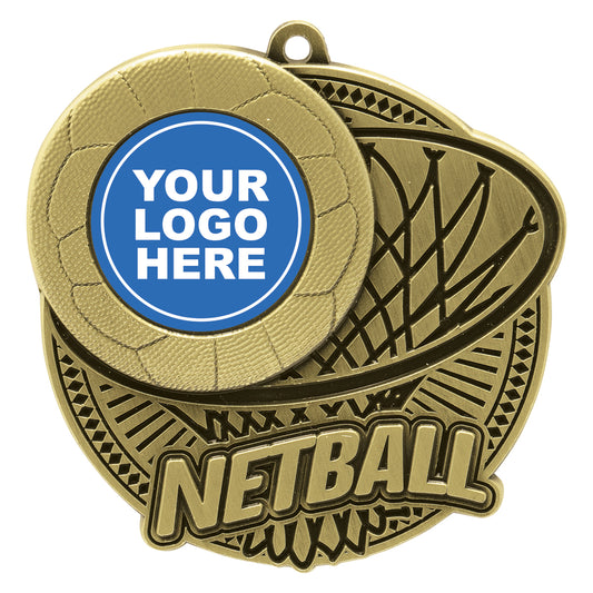Netball Tempo - Logo - Gold