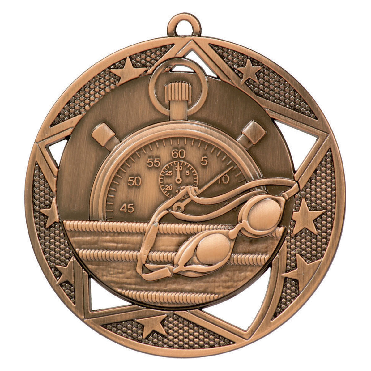 Swimming Galaxy Medal - Bronze