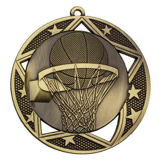 Basketball Galaxy Medal - Gold