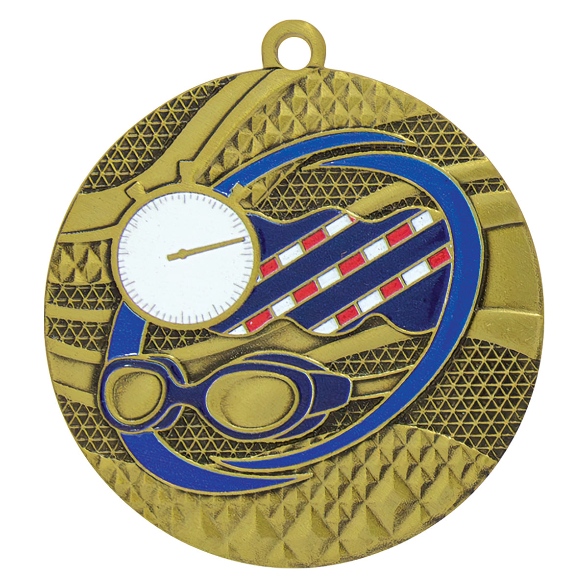 Mosaic Swim Medal - Gold