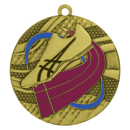 Track Mosaic Medal - Gold