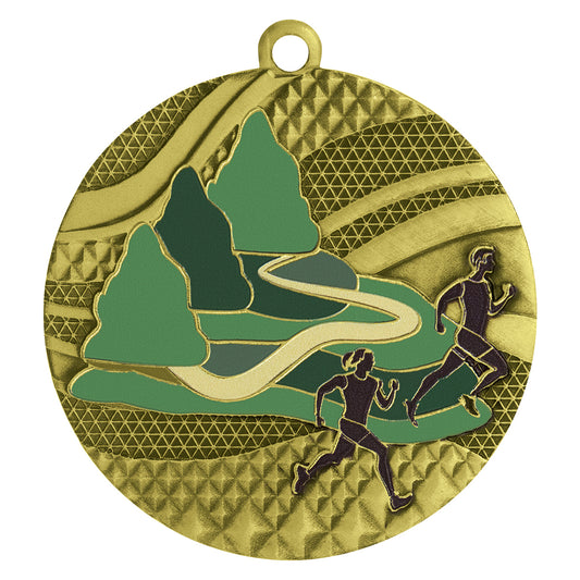 Running Mosaic Medal - Gold