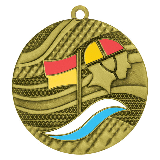 Mosaic Lifesaving Medal - Gold