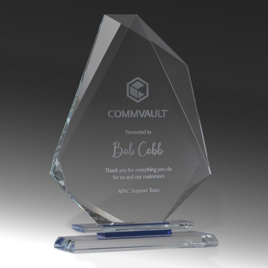 1340-1 Aquamarine Glass-Sail