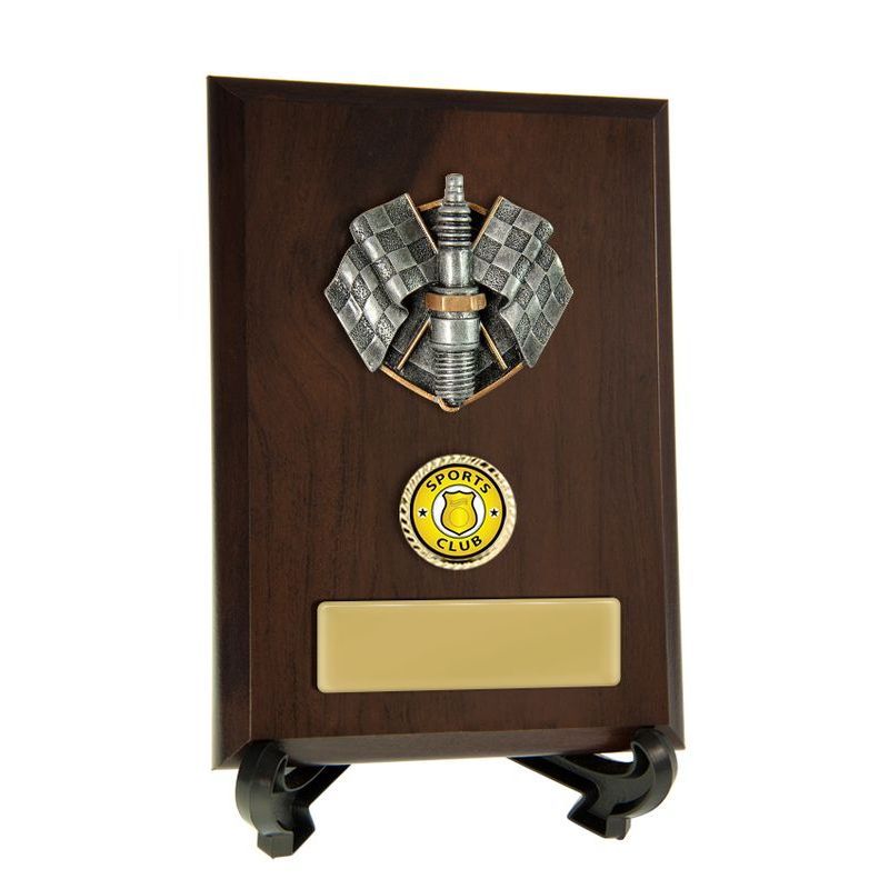 Plaque with Motorsports Trim