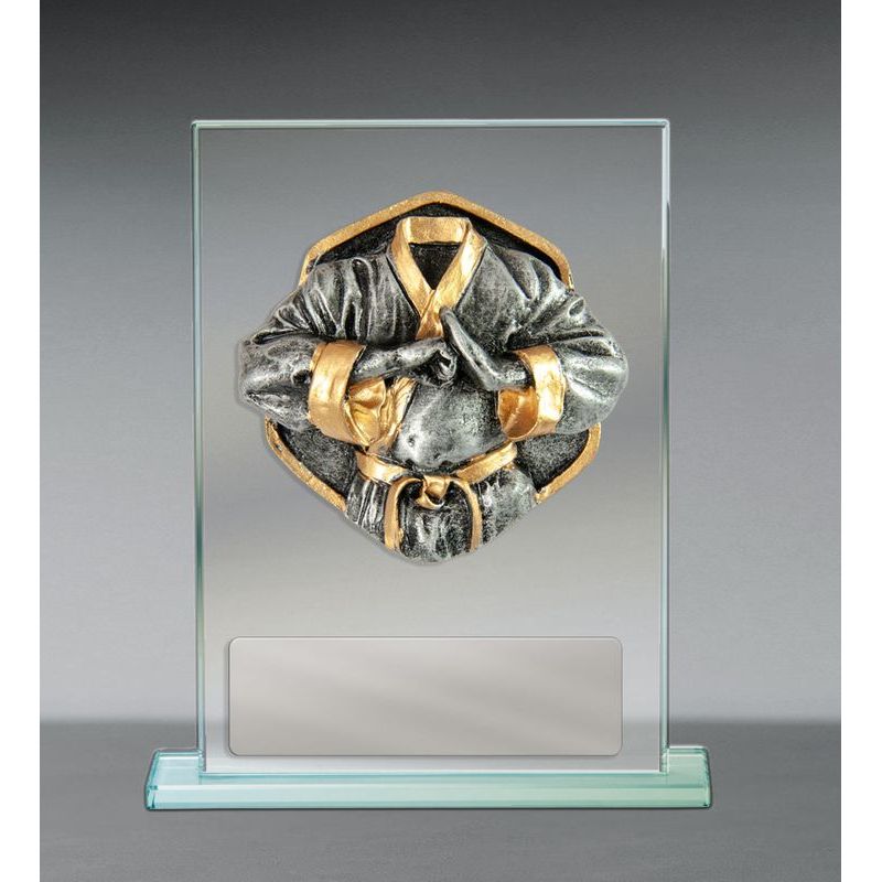 Martial Arts Theme on Glass