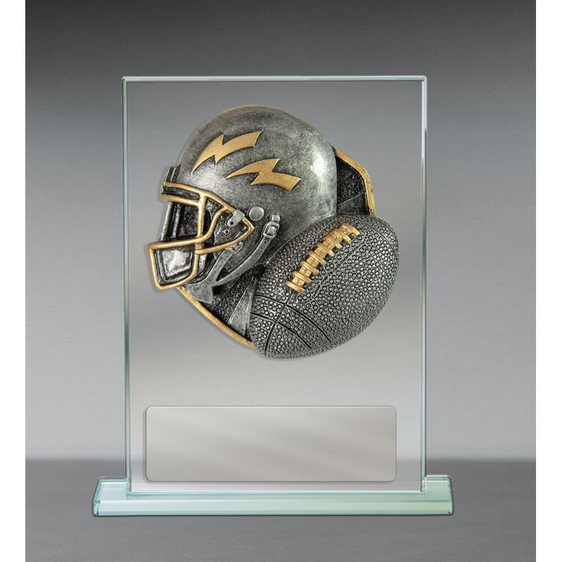 Gridiron Theme on Glass