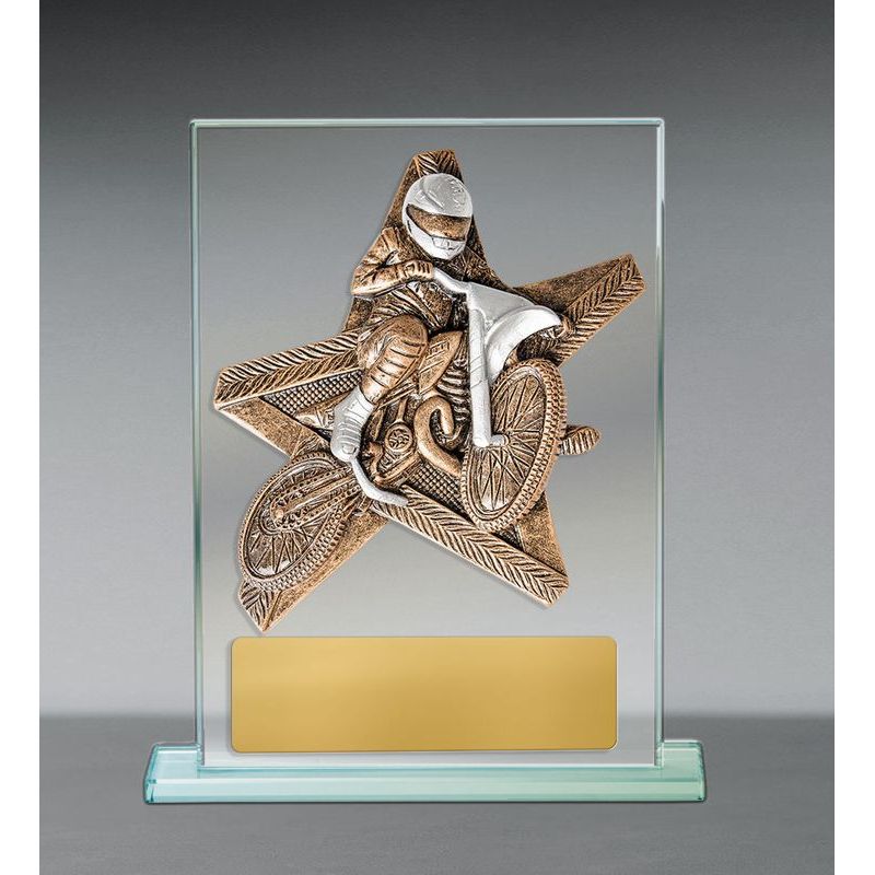 Motorsports Theme on Glass